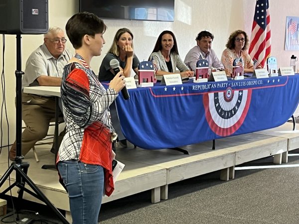 Amanda Clark introduces candidates