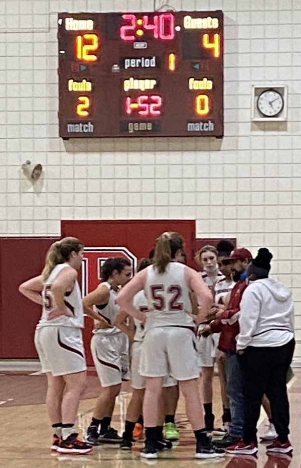 Bearcats huddle early
