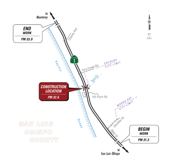 CALTRANS BRIDGE REPLACEMENT TORO CREEK