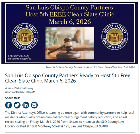 DA CLEAN SLATE CLINIC