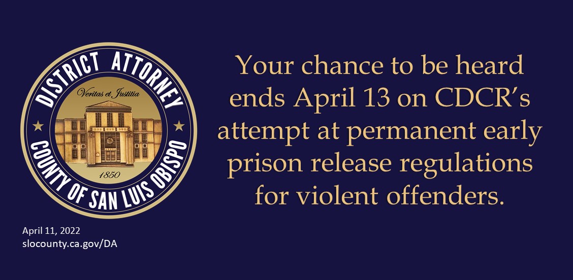 Permanent Early Prison Release, Let Your Voice Be Heard! 04.12.2022