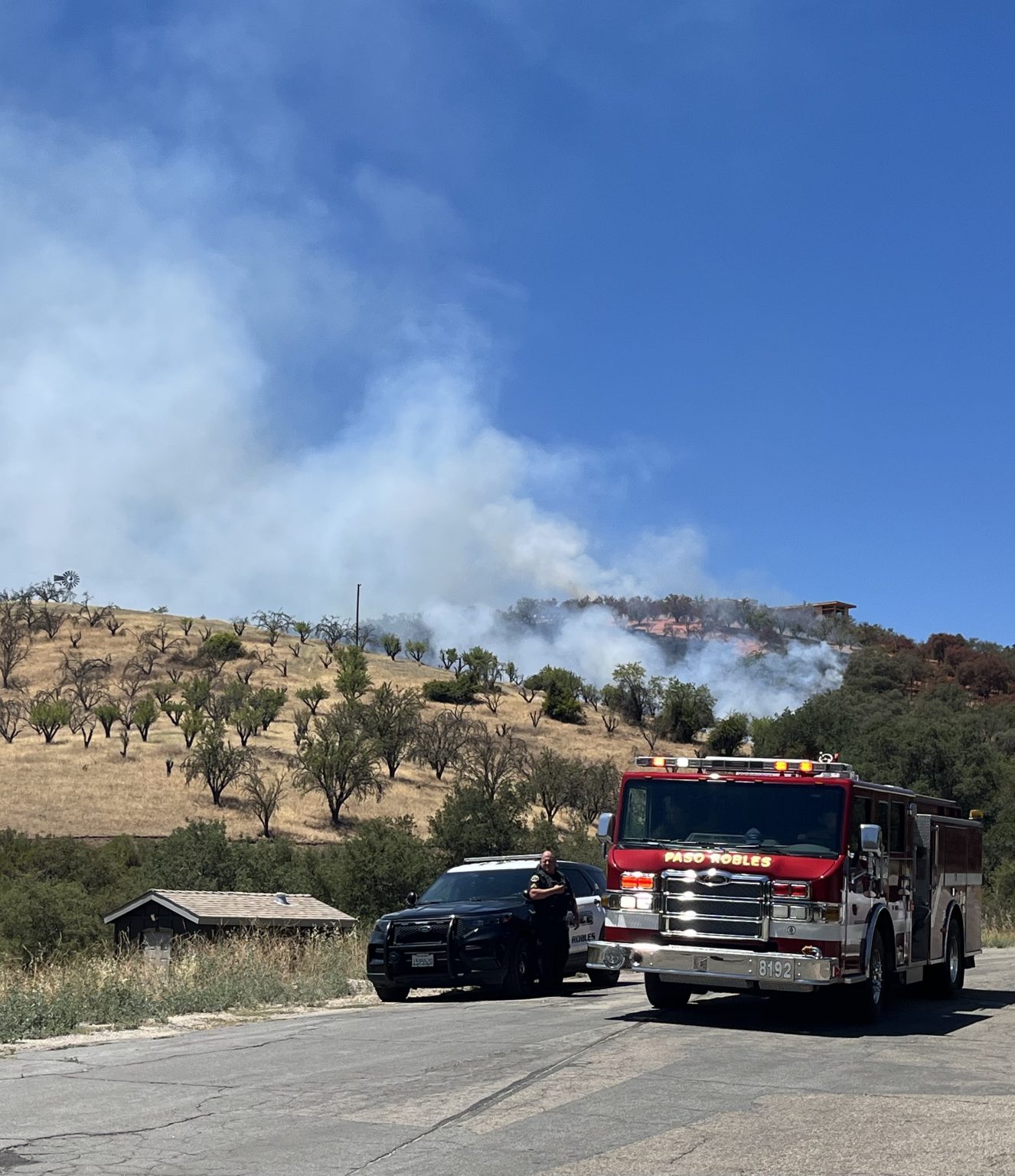 Structure Fire In Paso 06.29.2022 - KPRL Radio 1230AM & 99.3FM