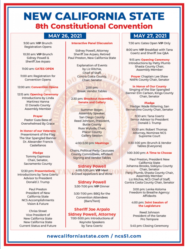 New CA Convention Flyer 2021