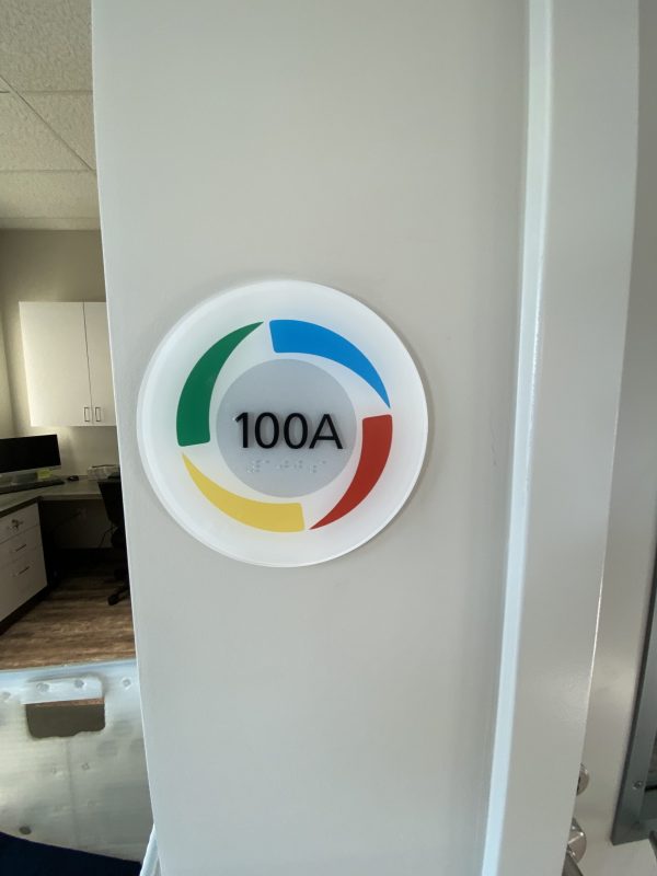 Symbol and room number